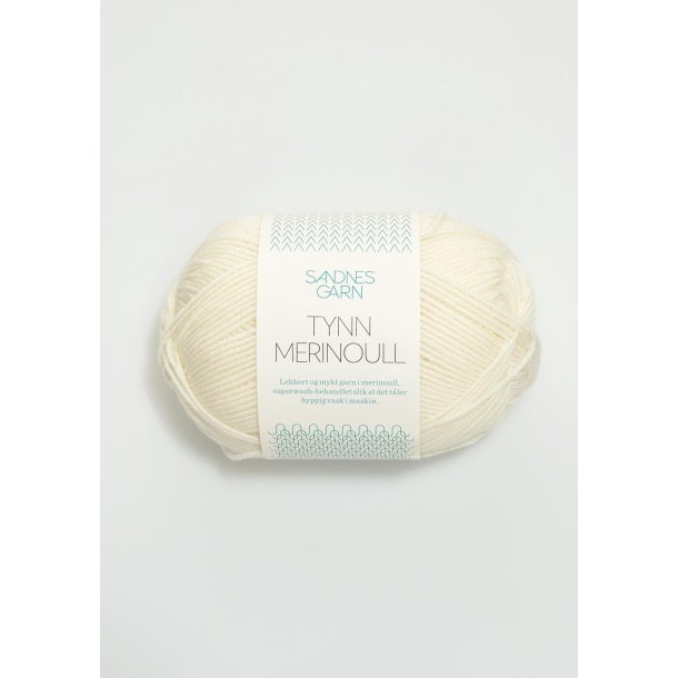 Sandnes Tynn Merinould, Hvid